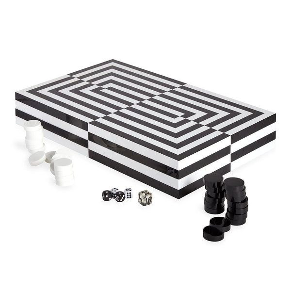 Op Art - Backgammon Set