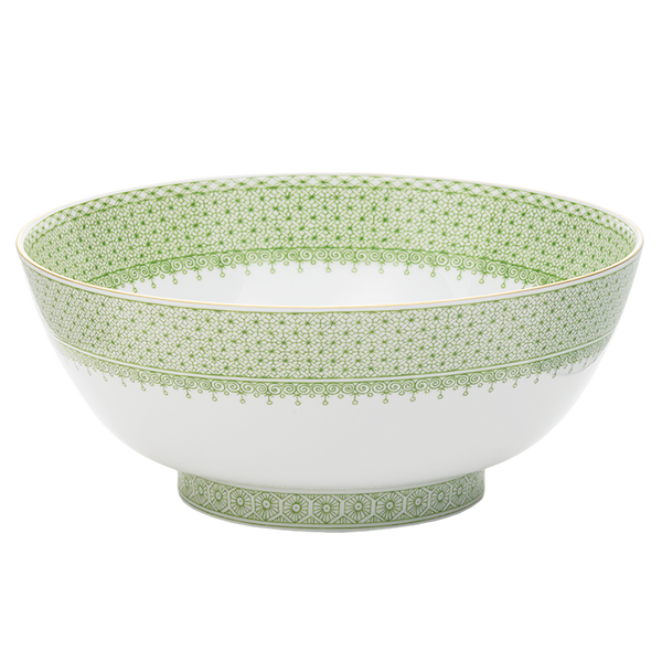 Lace - Apple Green - Round Bowl