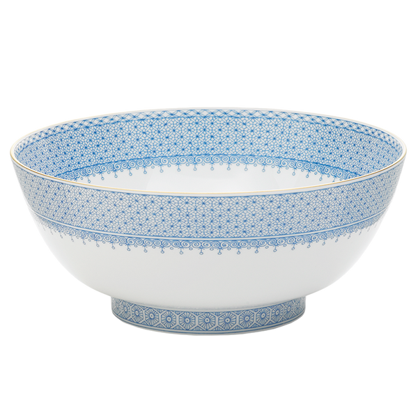 Lace - Cornflower - Round Bowl