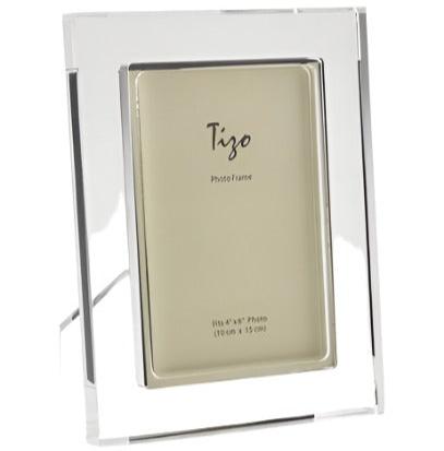 Lucite - Acrylic Frame Clear Border 4" Trim